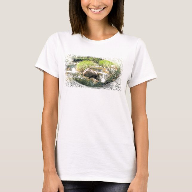 T-shirt pintado do cenário (Frente)