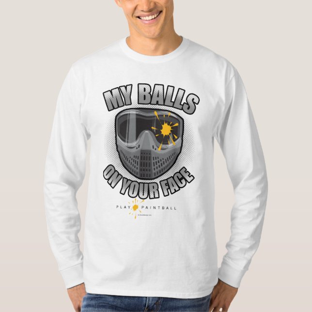 T-shirt Pintball Na Sua Face (Frente)