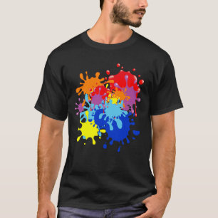 T-shirt Pinte o Splatter