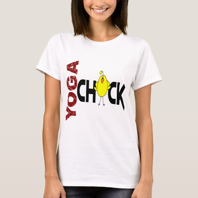 T-shirt Pintinho 1 da ioga (Frente)