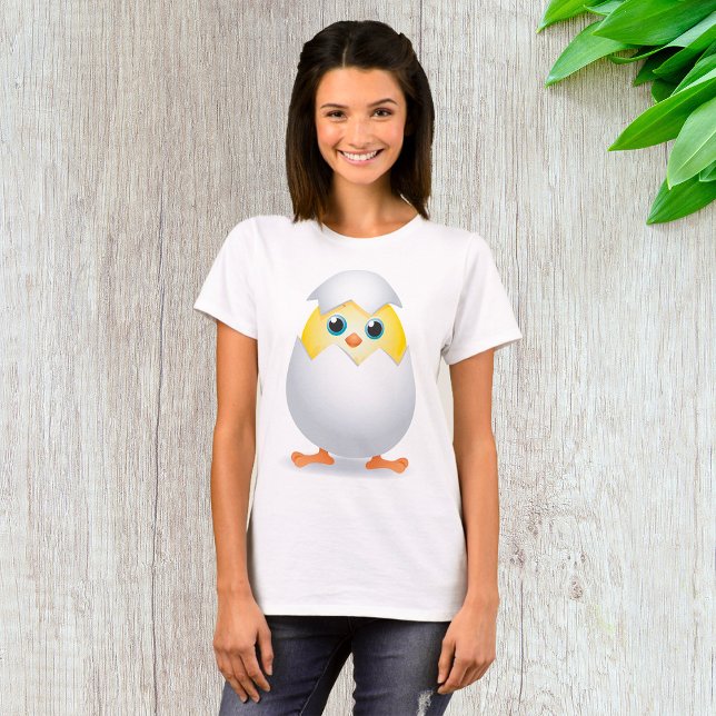 T-Shirt pintinho Amarelo-Chicken (Criador carregado)