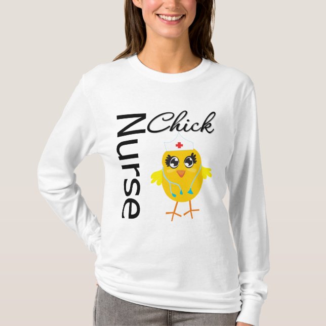 T-shirt Pintinho da enfermeira (Frente)