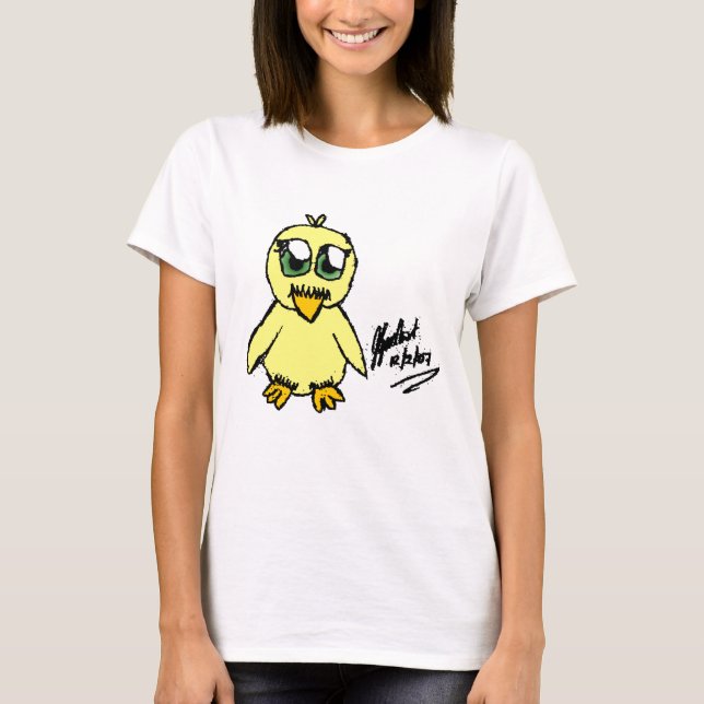 T-shirt PINTINHO da páscoa de Chibi (Frente)