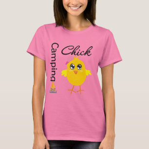 T-shirt Pintinho de acampamento