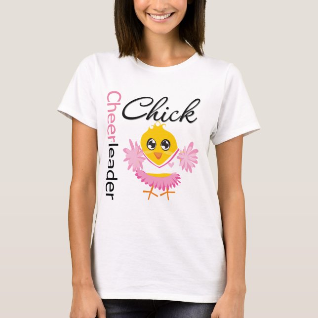 T-shirt Pintinho do cheerleader (Frente)