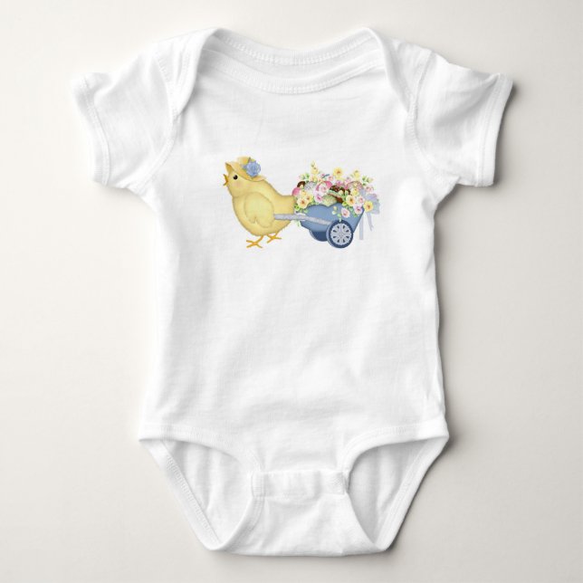 T-shirt Pintinho e carrinho (Frente)