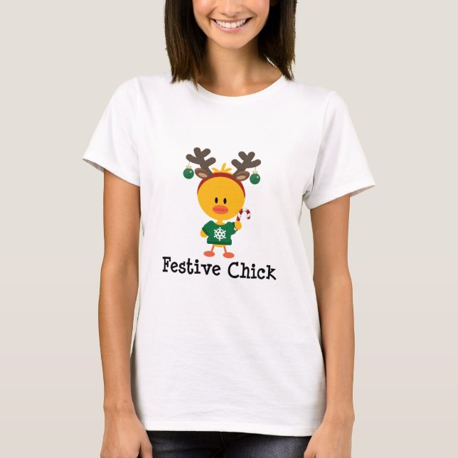 T-shirt Pintinho festivo (Frente)