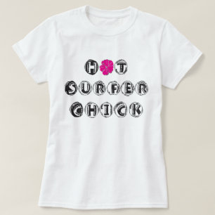 T-shirt Pintinho quente do surfista