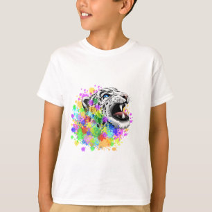 T-shirt Pintões Psicodélicos Leopard