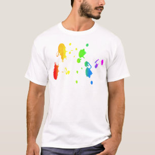 T-shirt Pintor arco-íris