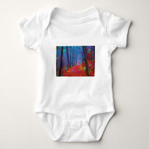 T-shirt Pintura a óleo da Floresta Negra