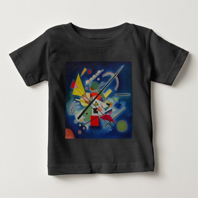 T-shirt Pintura azul de Kandinsky (Frente)