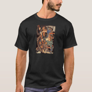 T-shirt Pintura da tinta de Miyamoto Musashi