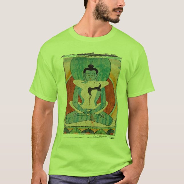 T-shirt Pintura do budismo (Frente)