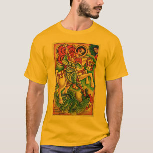 T-shirt Pintura etíope da igreja - santo Gabreal Kidus