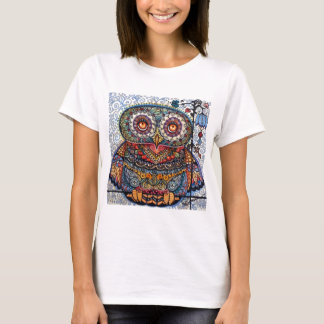 T-shirt Pintura gráfica mágica da coruja