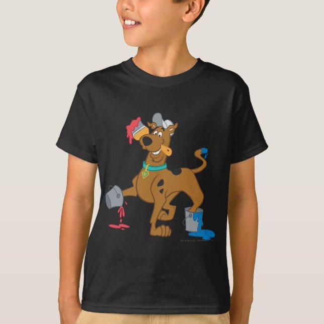 T-shirt Pinturas de Scooby-Doo (Frente)