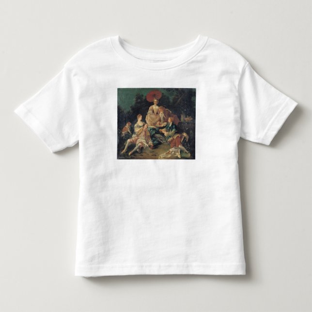 T-shirt Piquenique em um parque (Frente)