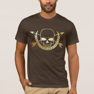 T-shirt Pirata: Caveira e Ossos Cruzados