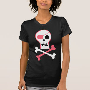 T-shirt Pirata cor-de-rosa