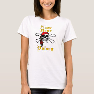 T-Shirt Pirata Das Mulheres