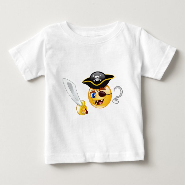 T-shirt pirata emoji (Frente)