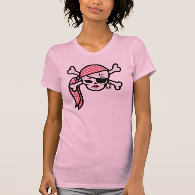 T-shirt Pirata glamoroso (Frente)