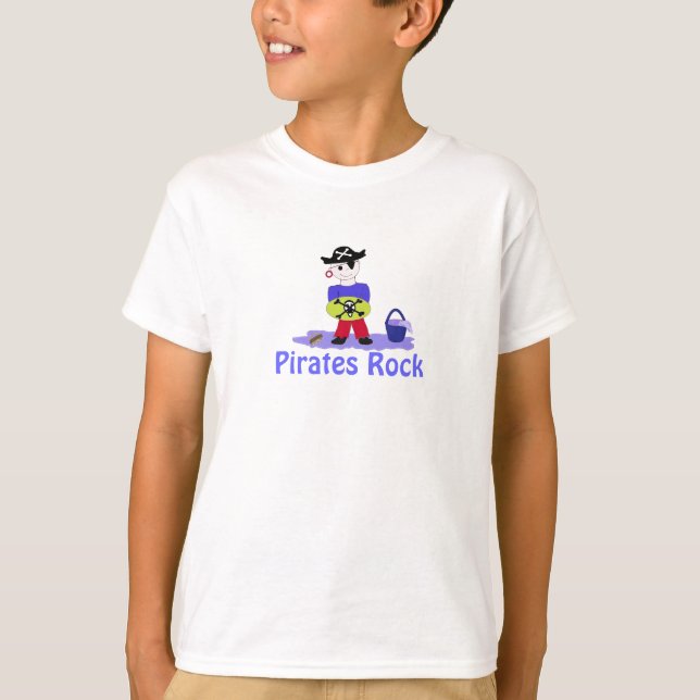 T-shirt Piratas Rock (Frente)