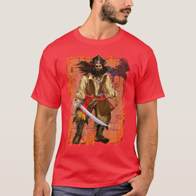 T-shirt *Pirate-Big e mau com mapa (Frente)