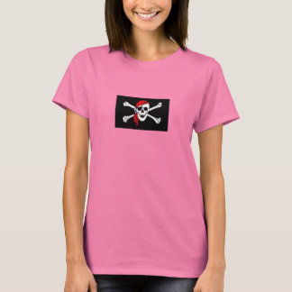 T-shirt Pirate Lass Flag Tee