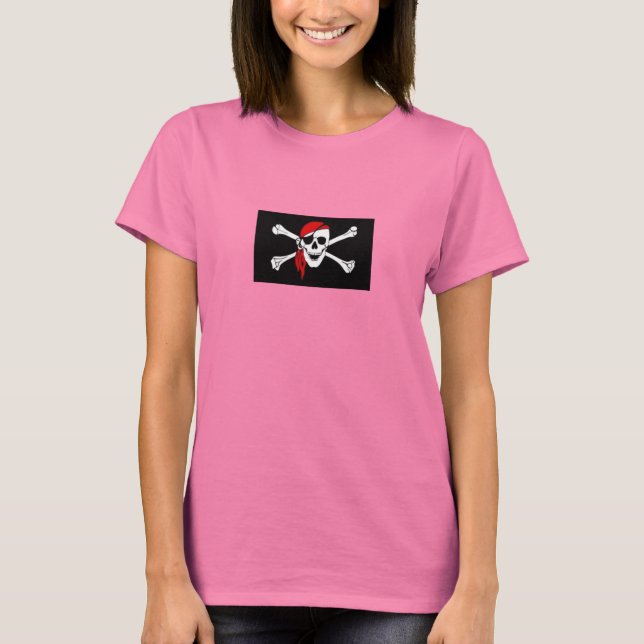T-shirt Pirate Lass Flag Tee (Frente)