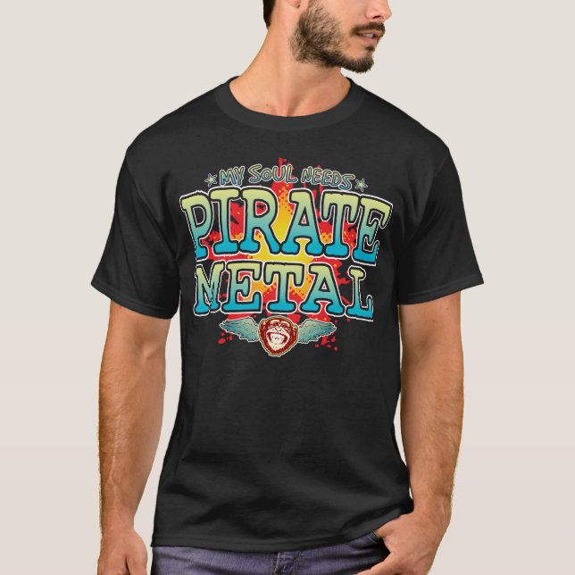 T-Shirt Pirate Metal (Frente)