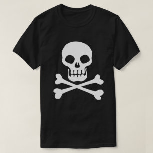 T-Shirt Pirate Skull e Crossbones