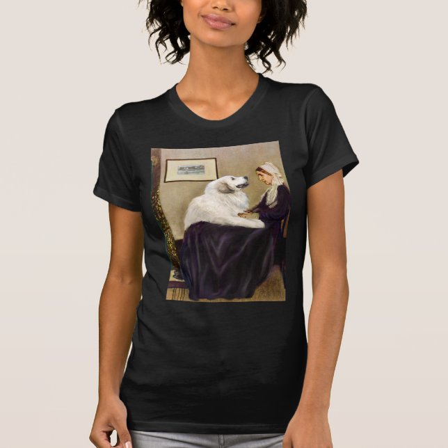 T-shirt Pirenéus excelentes 2 - Mãe de Hitler (Frente)