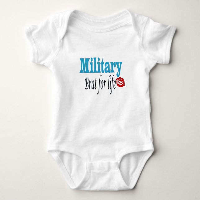 T-shirt pirralho militar (Frente)