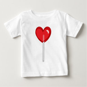 T-shirt pirulito vermelho