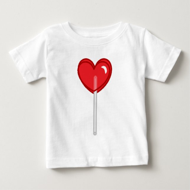 T-shirt pirulito vermelho (Frente)