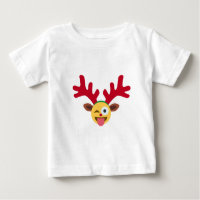 piscar os olhos emoji de renas do xmas