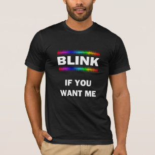T-shirt Pisque se você me quer