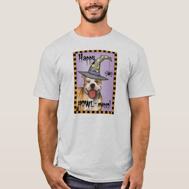 T-shirt Pit Bull Witch (Frente)