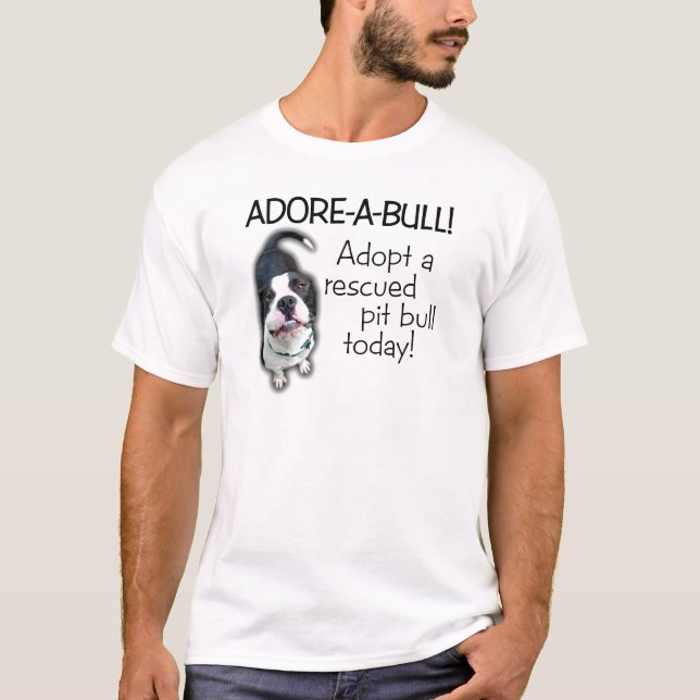 T-shirt Pitbull de Adore-UM-Bull! (Frente)
