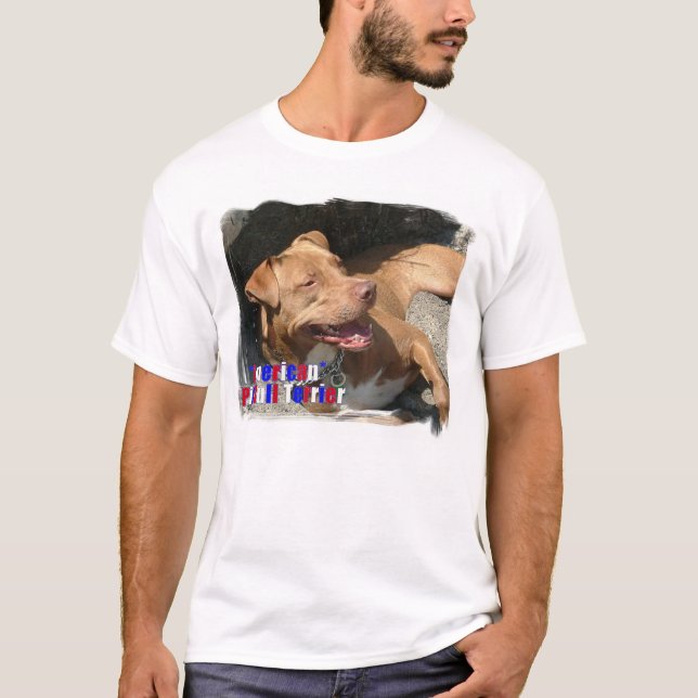 T-shirt Pitbull Terrier americano (Frente)