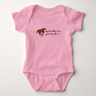 T-shirt PitBullTanWhiteIrmão