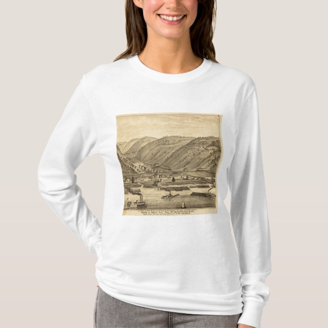T-shirt Pittsburgh, Pensilvânia (Frente)