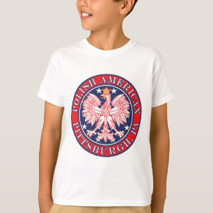 T-shirt Pittsburgh Pensilvânia Polonês
