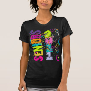 T-shirt PixDezines Seniores 2011+redemoinhos de arco-íris
