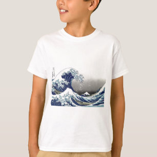 T-shirt PixDezines Vintage, Grande Onda, Hokusai 葛飾北斎の神奈川沖