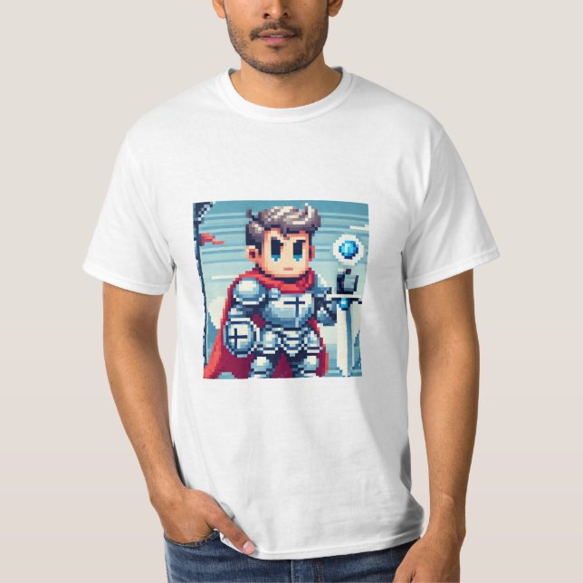 T-shirt Pixel Knight (Frente)