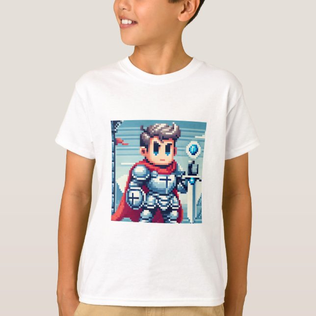 T-shirt Pixel Knight (Frente)