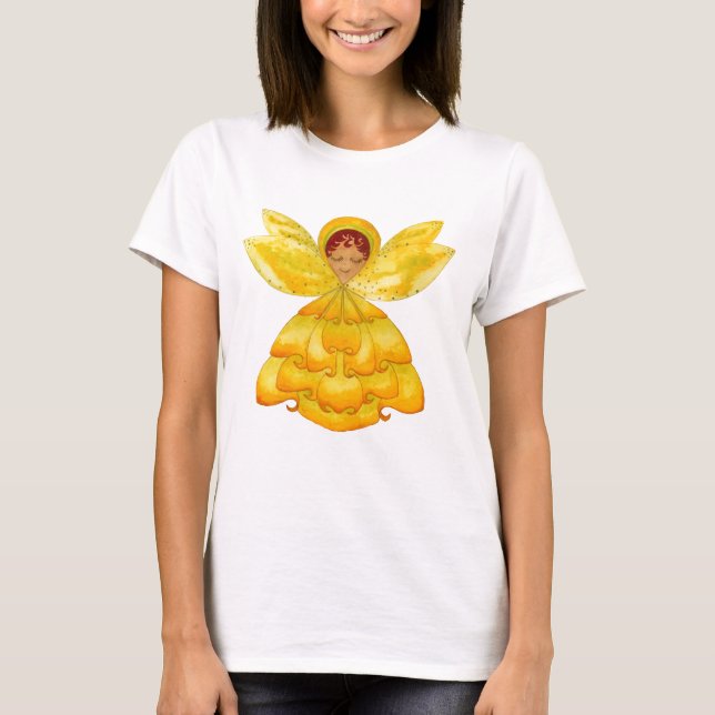 T-Shirt Pixie Amarelo (Frente)